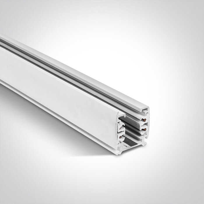 Rail 3 fase - 16A - 3 meter - kleur Wit