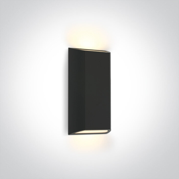 BADA - Moderne wandlamp Antraciet IP65 - LED built in