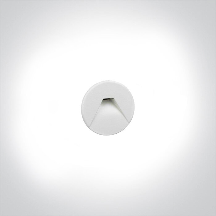 Inbouw armatuur - 3 Watt - IP20 - complete set-Wit-rond
