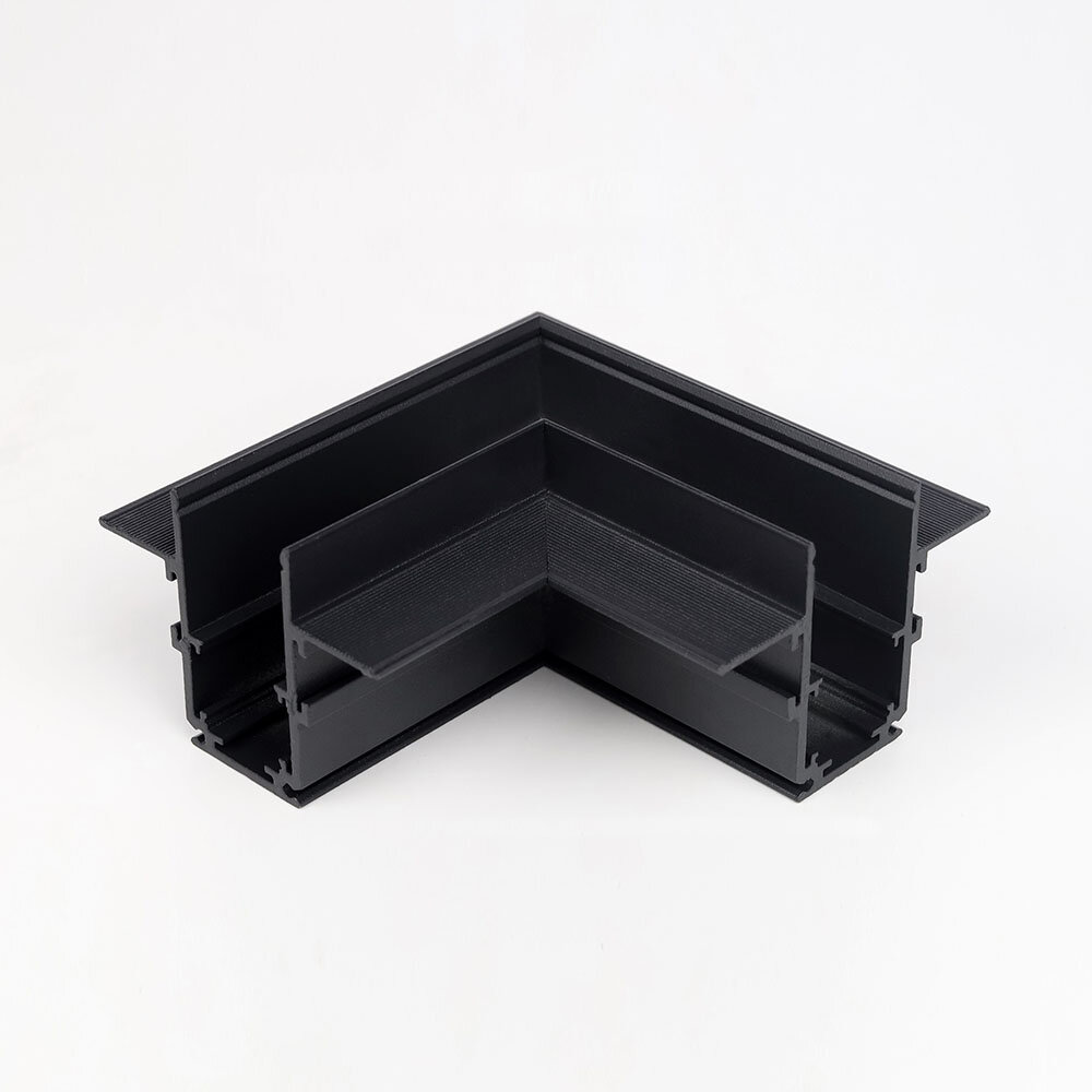 Magneetrail Horizontaal hoekstuk-plafond-semi trimless