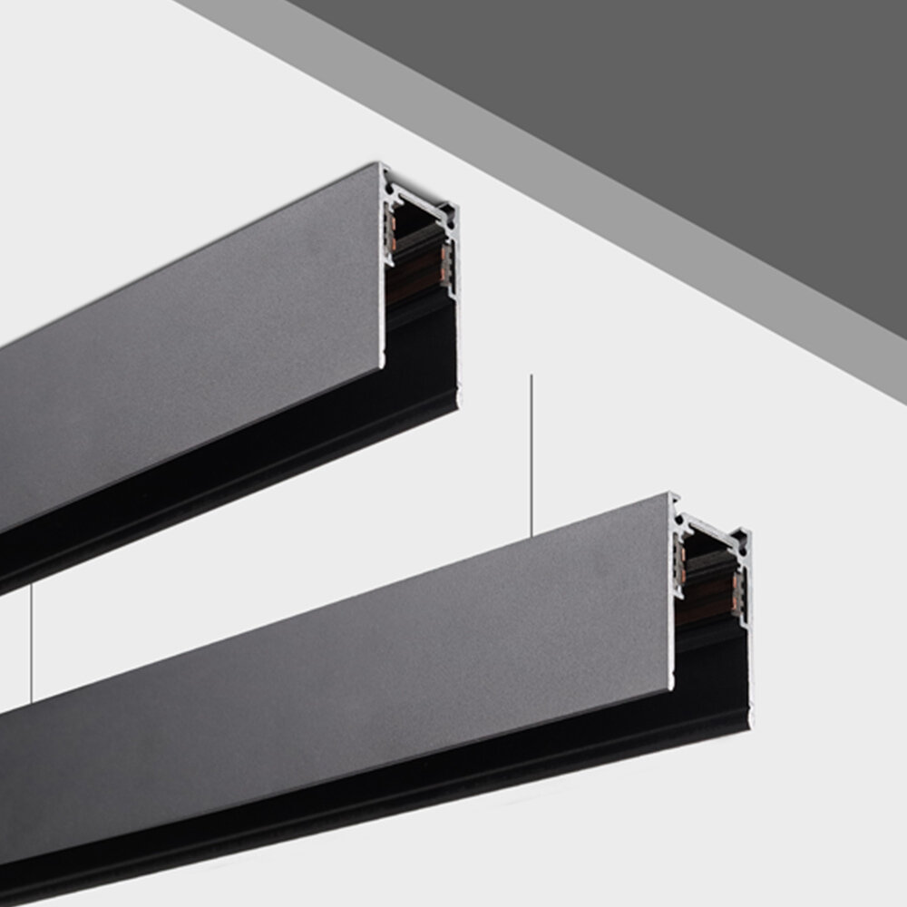 Magnetische spanning rail - OPBOUW -1000mm-zwart-Zigbee 3.0+RF2.4GHz