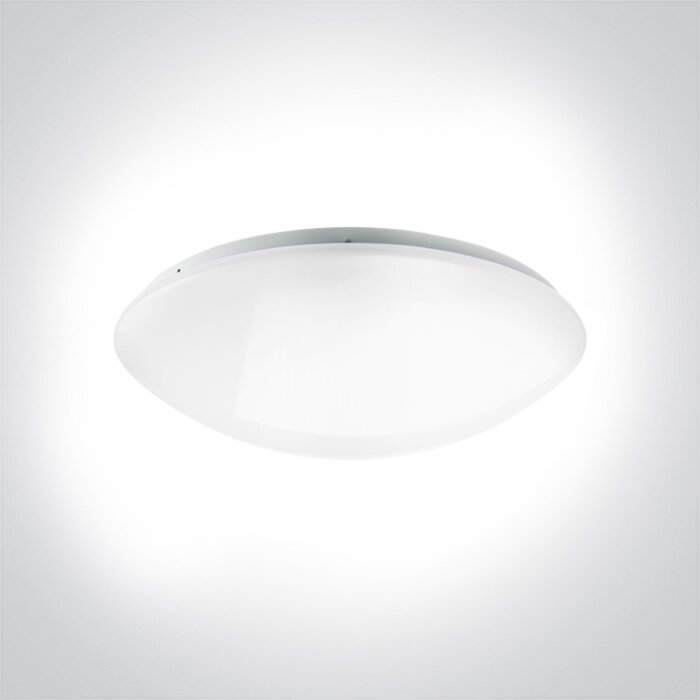  LED Plafonni&egrave;re / Wandarmatuur IP44-8W-3000K-650lm-&Oslash;180 (1x18W)