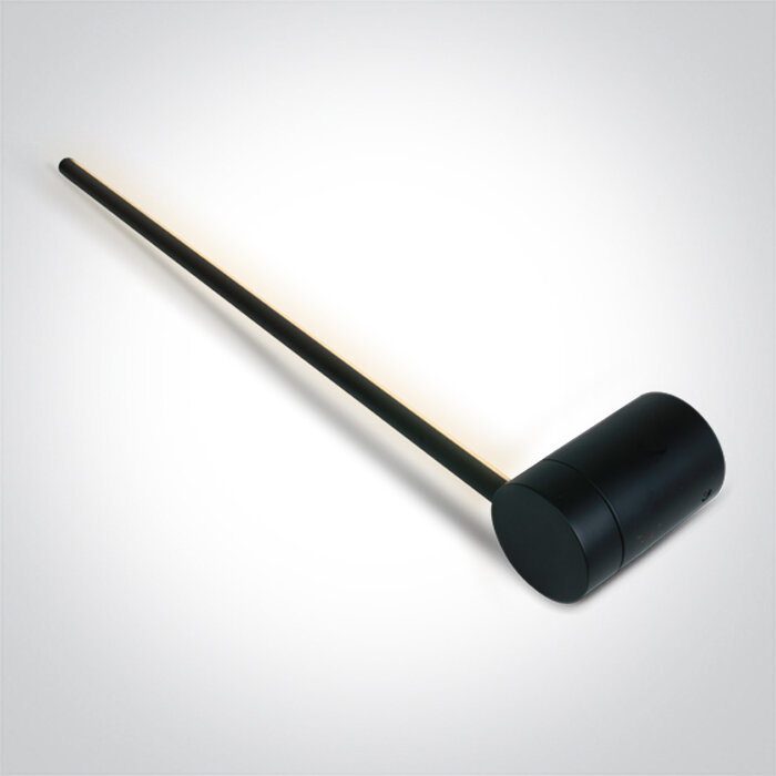 DINA-decoratieve wandlamp - 600 mm - verstelbaar - met driver - Zwart