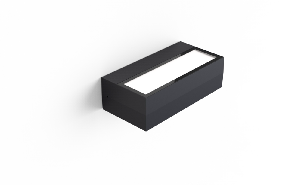 Esbjerg - wandlamp Zwart - IP65 - LED built in - 10W
