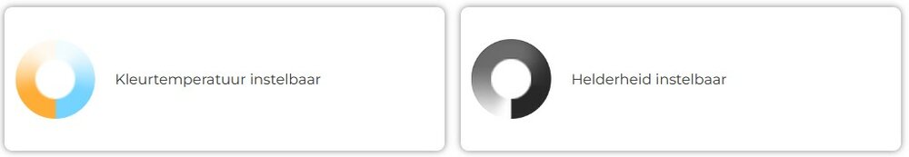 Miboxer mini afstandsbediening Dual White-Rond in Zwart