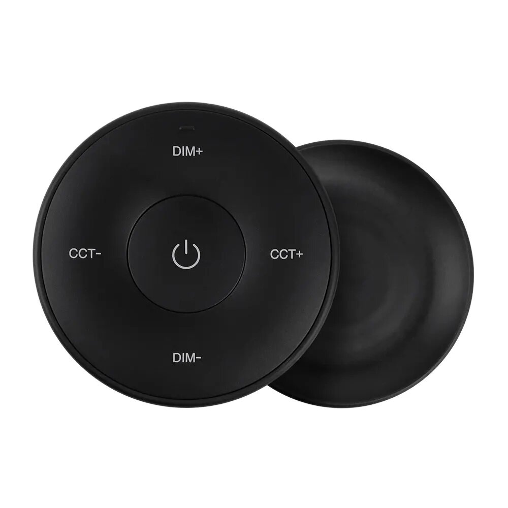 Miboxer mini afstandsbediening Dual White-Rond in Zwart