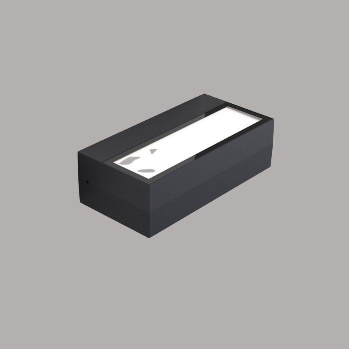 Esbjerg - wandlamp Zwart - IP65 - LED built in - 10W