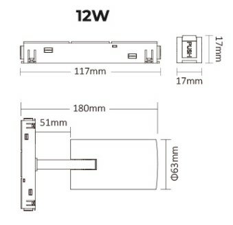 12W RGB+WW | Magnetisch Spotlight | Zigbee 3.0+RF 2.4GHz