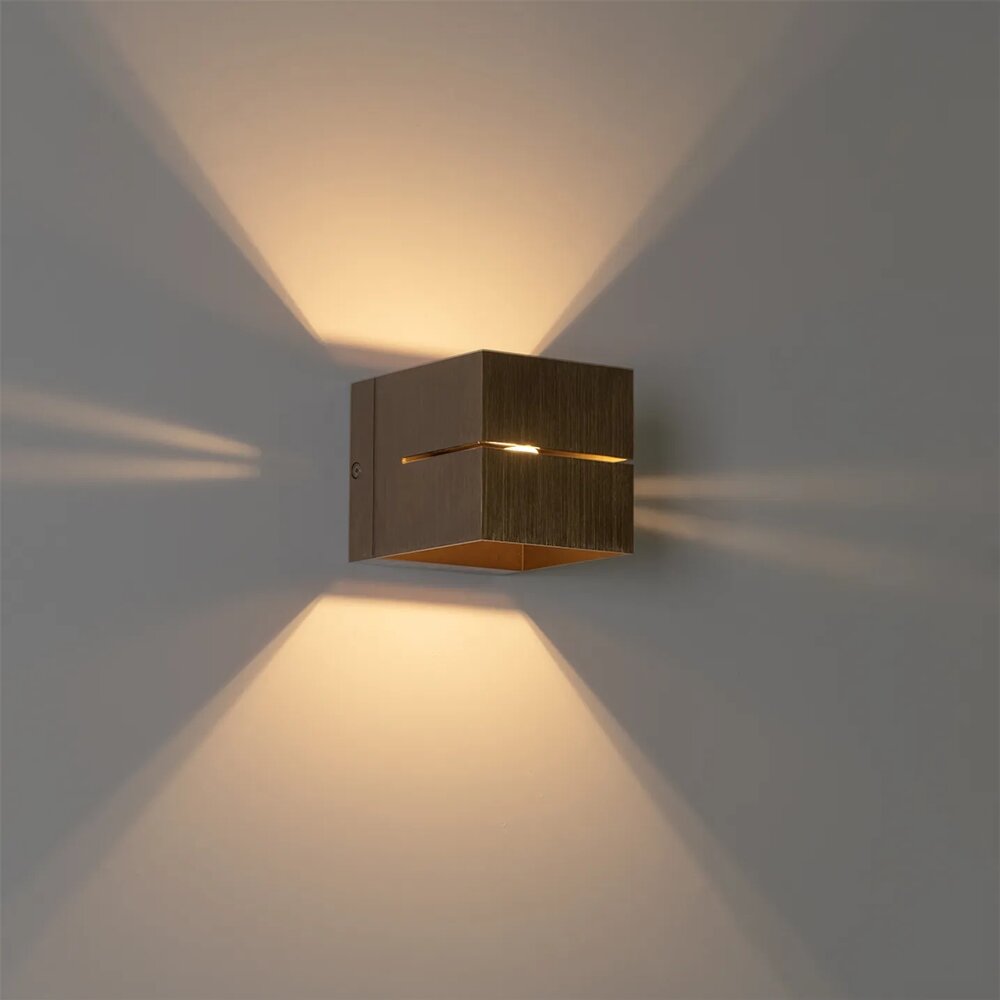 Modern Wandarmatuur- G9-donker Brons