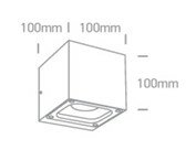 Modern Wandarmatuur-6W-IP65-Antraciet-Incl. Driver