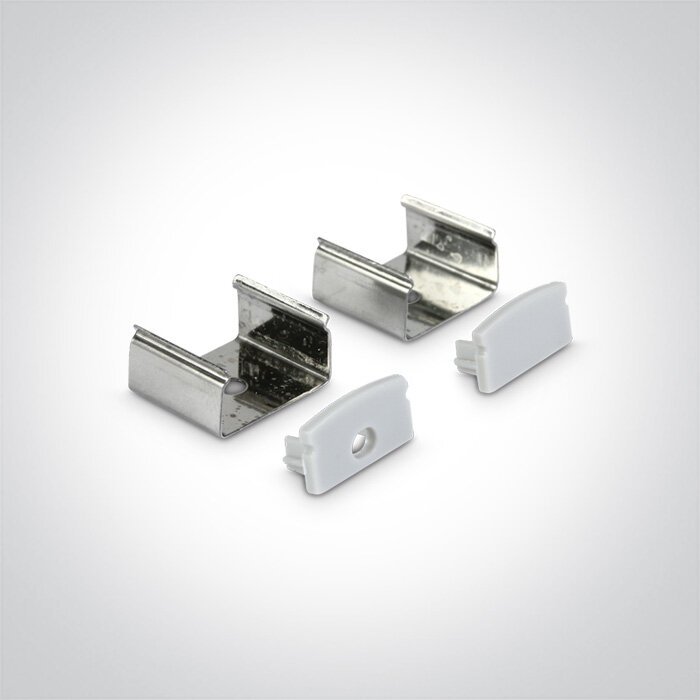 Ledstrip Aluminium profiel opbouw|inclusief afdekkap|2 meter|Wit