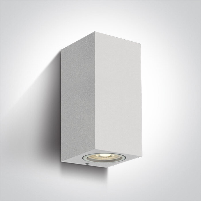 Zigbee - IUp/down wandlamp WIT - IP65 - 2x GU10 LED RGBWW-Aluminium