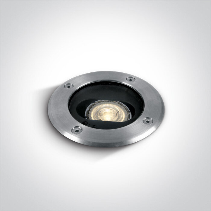 Zigbee Grondspot roestvast staal - IP67 - waterdicht - LED RGBWW-Rond