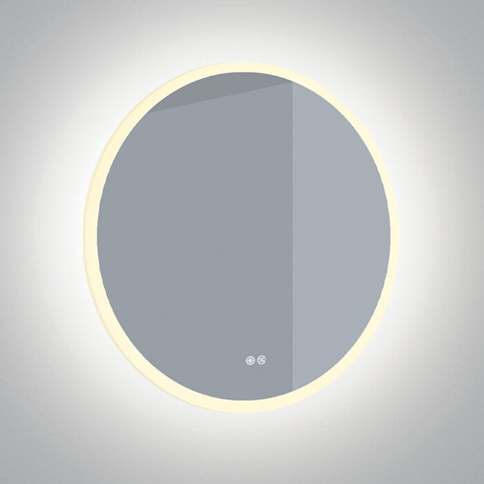 LED spiegel- rond 60 cm - IP44 - dimbaar - met ontwaseming