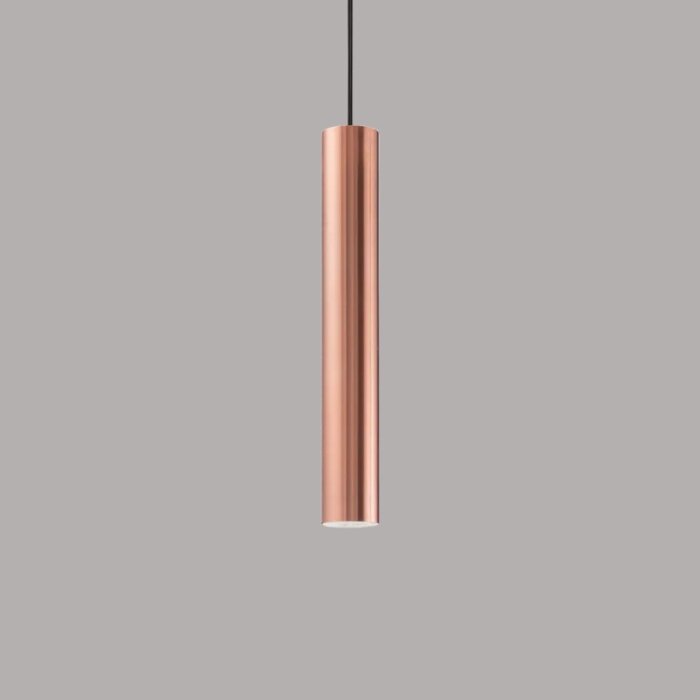 Hanglamp - 60x400mm - GU10 - 7W - Koper look