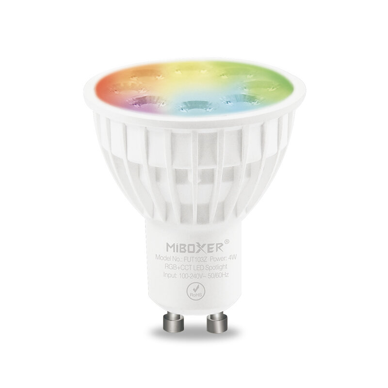 Smart Downlighter wandlamp ZWART IP65 - LED RGB+WW - Aluminium