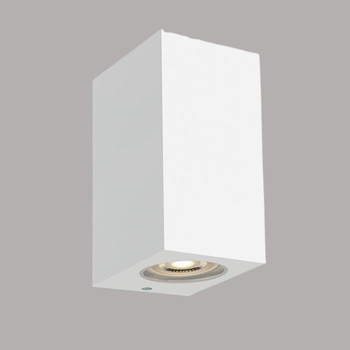 BADA - Moderne wandlamp Wit IP65 - 2x GU10