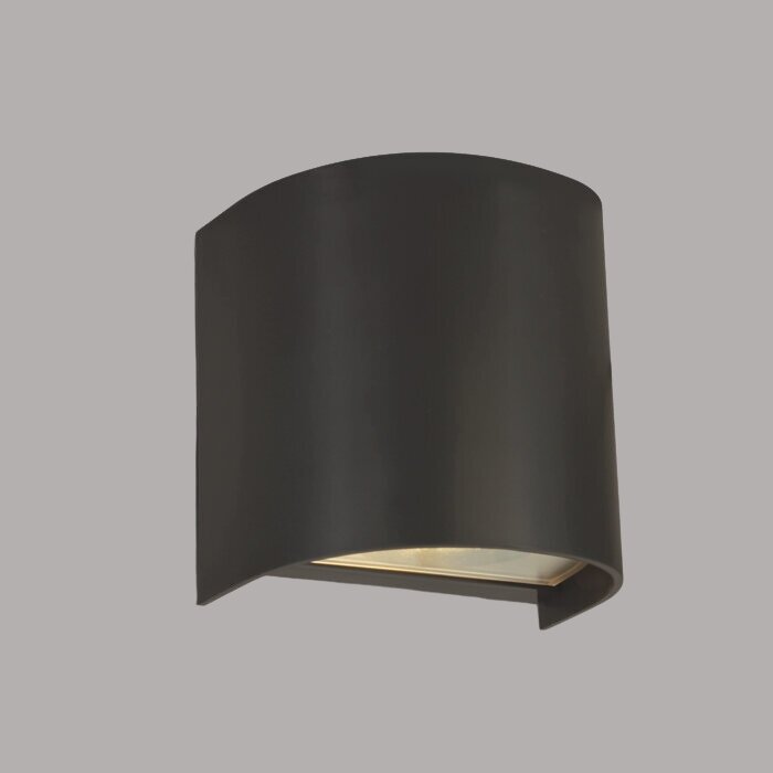 Decoratieve kunststof wandlamp - IP65 - IK06 - waterdicht - GU10-Antraciet-Downlight