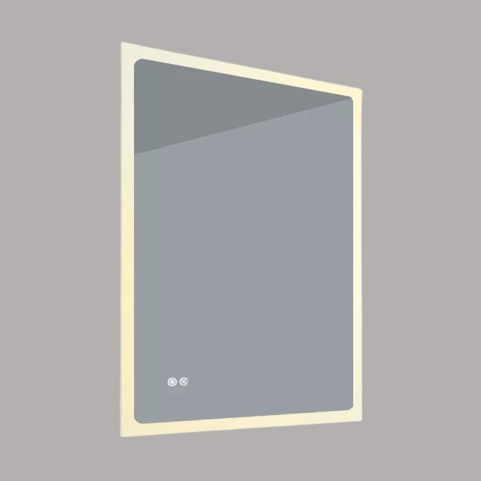 LED spiegel- rechthoek 80x60 cm - IP44 - dimbaar - met ontwaseming