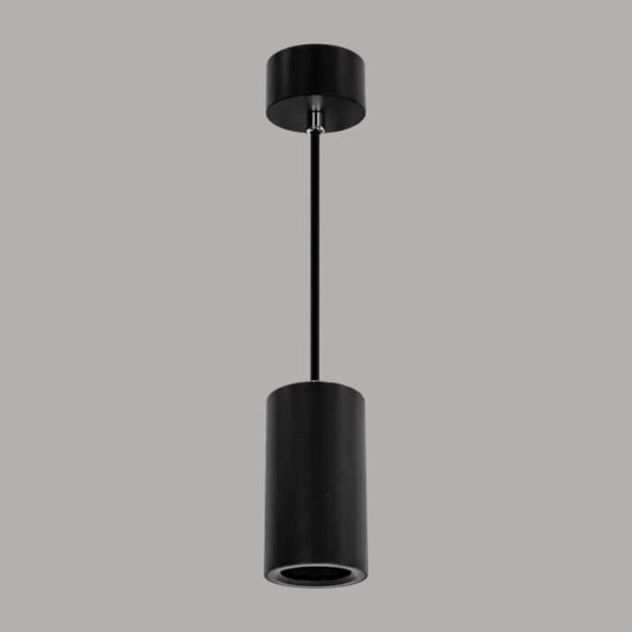 Cilinder Pendants-110 mm-kleur: zwart - GU10