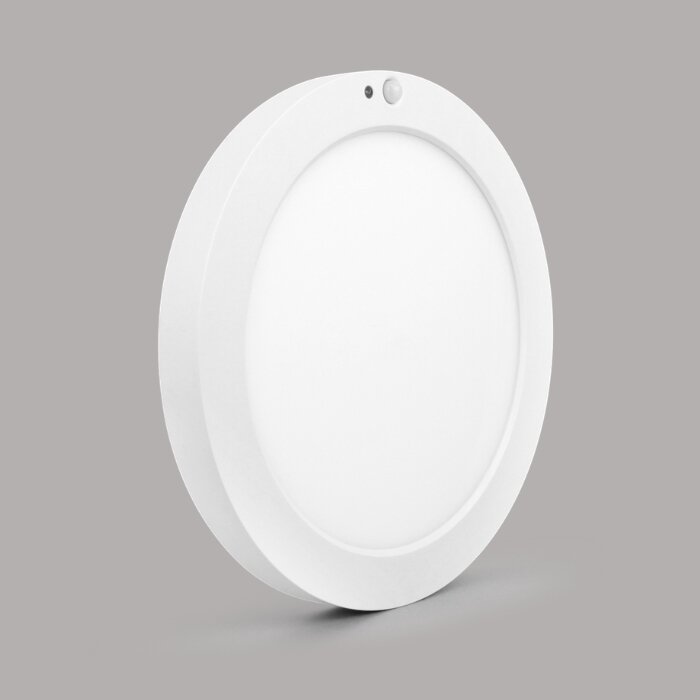 LED downlighter In/opbouw G2 9-18W 3000-6000K CCT 227mm Wit met sensor