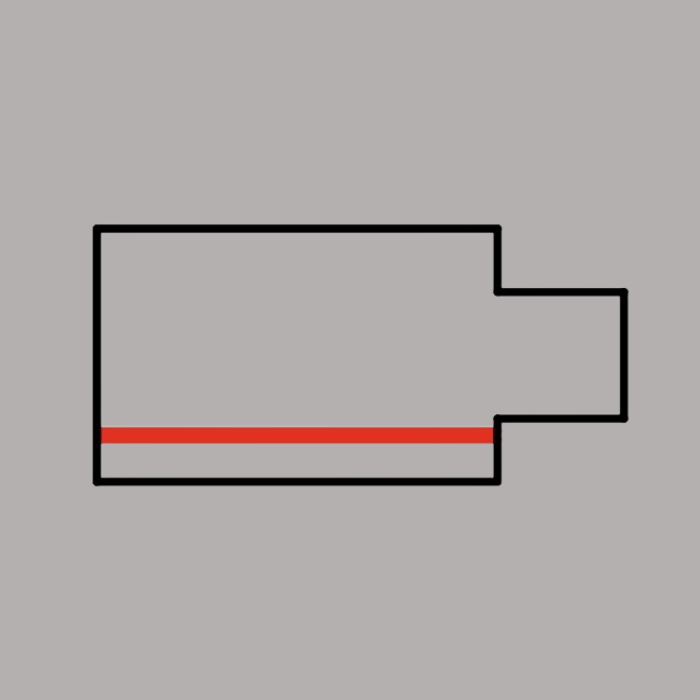 PRX aansluitstuk - RECHTS - voor 3-fase rail - Zwart