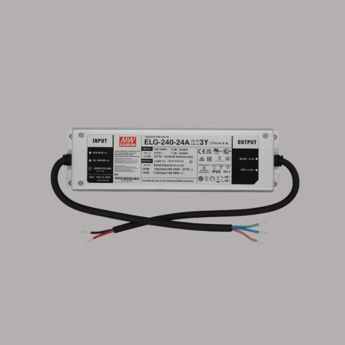 LED driver-MEANWELL-24VDC-240W-IP65