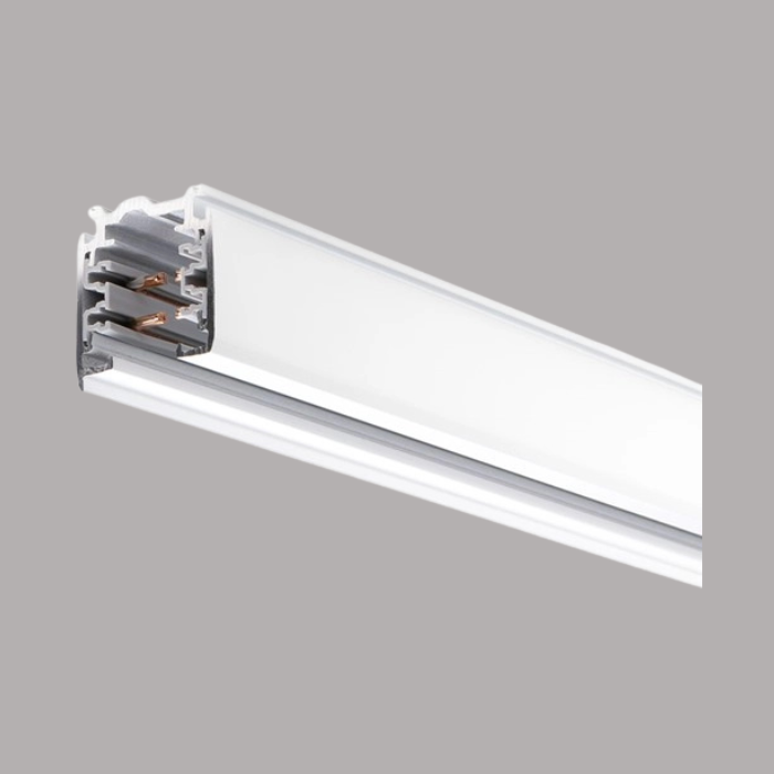 PRX 3f-rail afdekstrip - 2meter - Wit