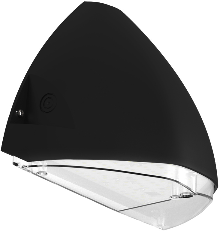 LED Gevelarmatuur Mini Squalo IP65 7-12W 3000/4000K 900-1650lm Zwart
