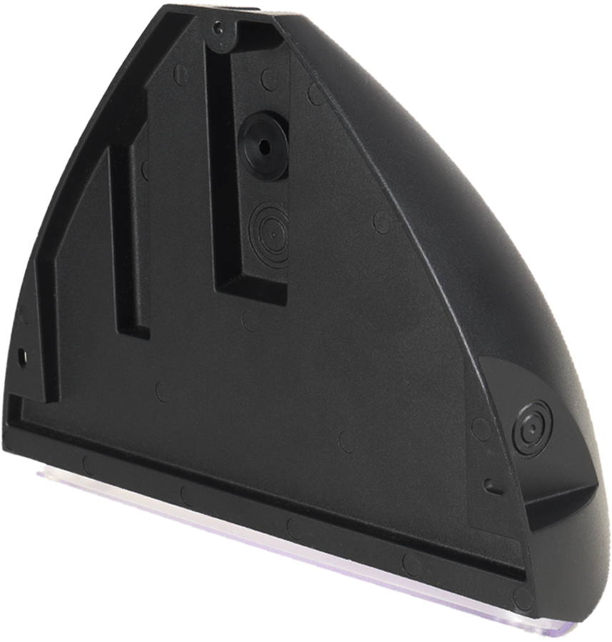LED Gevelarmatuur Mini Squalo IP65 7-12W 3000/4000K 900-1650lm Zwart+daglichtsensor