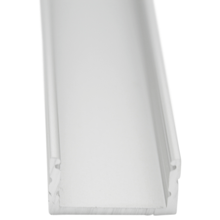 Ledstrip profiel opbouw Breed model - compleet inclusief rechte afdekkap 1 meter