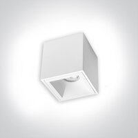 Opbouwspot LISA - vast - wit - incl. reflector en GU10 fitting