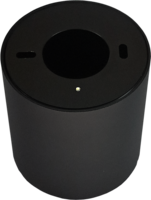 Opbouwspot SILVA - vast - rond - zwart - incl. reflector en GU10 fitting