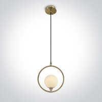 Nordic - Decoratieve Pendant - G9 - 9W - geborsteld brons