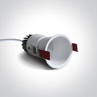 Downlight verdiept - &oslash;55mm - 5W - 3000K - vast - met niet dimbare driver - Wit