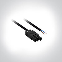 GST18 Aansluitsnoer 0,5M 2x1,0mm2 Male tbv Driverzijde (Gestript)