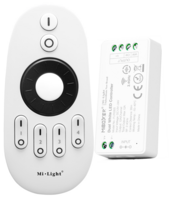 Miboxer 4-zone button afstandsbediening Dual White met roterend wiel en Controller