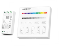 Miboxer 4-zone RGBW wand paneel touch op batterij + Controller