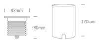 Grondspot Aluminium - IP67 - waterdicht - COB led-13W - Rond