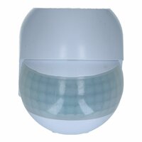 Bewegingssensor wit opbouw IP44-230V-180&deg;-9m-800W