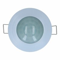 Bewegingssensor wit inbouw 62mm-230V-ST41-360&deg;-6m-1200W