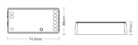 Miboxer 3 in 1 Ledstrip controller-Zigbee 3.0 + RF2.4GHz - multicolor