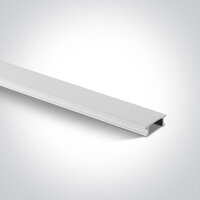 Rail afdekstrip - Wit