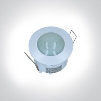 Bewegingssensor wit inbouw 62mm-230V-ST41-360&deg;-6m-1200W