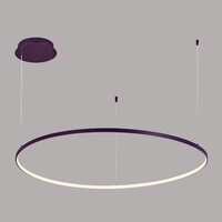Ring Hanglamp-enkel - 1000mm - 48W - LED built in - Zwart - Dimbaar
