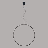 Ring Hanglamp - 800mm - 40W - LED built in - Zwart - Dimbaar