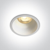 DINA-Inbouwspot 1 lichts -vast - verdiept - GU10 - Wit