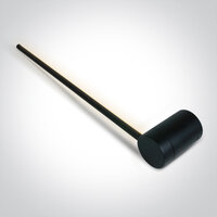 DINA-decoratieve wandlamp - 600 mm - verstelbaar - met driver - Zwart