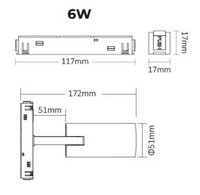 6W RGB+WW | Magnetisch Spotlight | Zigbee 3.0+RF 2.4GHz