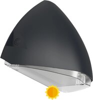 LED Gevelarmatuur Squalo IP65 13-27W 3000K 1750-3450lm Antraciet + Daglichtsensor